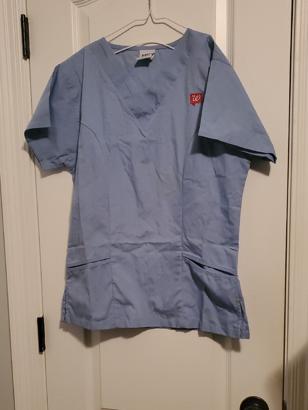 Light Blue Walgreens Scrub Top
